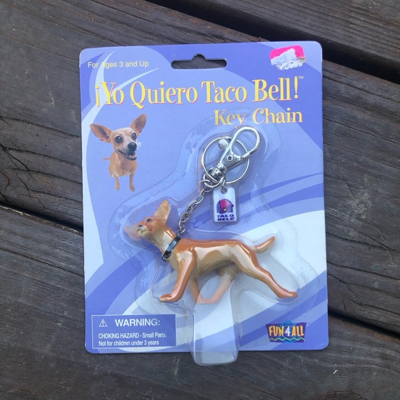 Taco Bell Accessories - NWT Taco Bell dog keychain